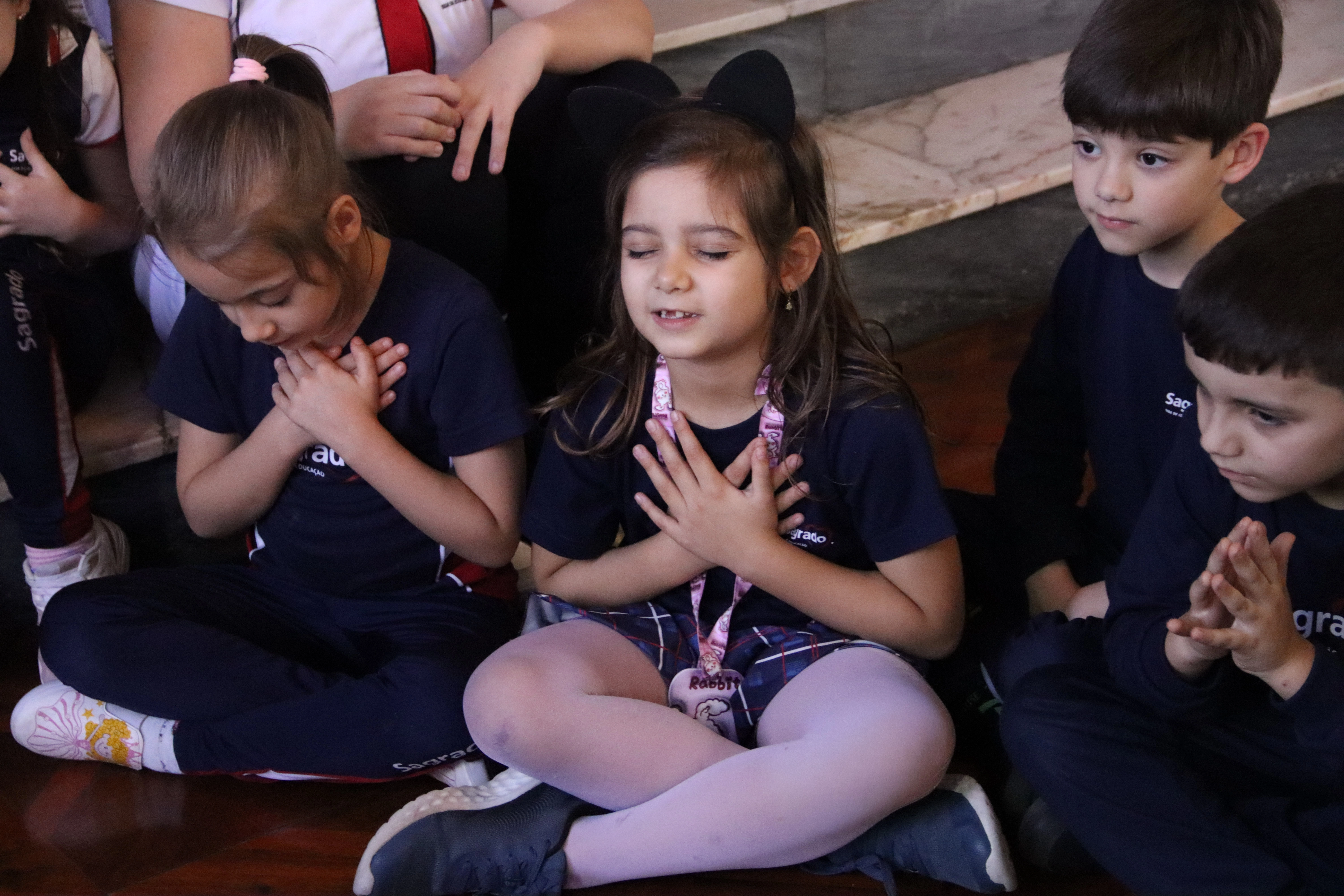 Educandos dos 1ºs anos participam de vivência espiritual na Capela