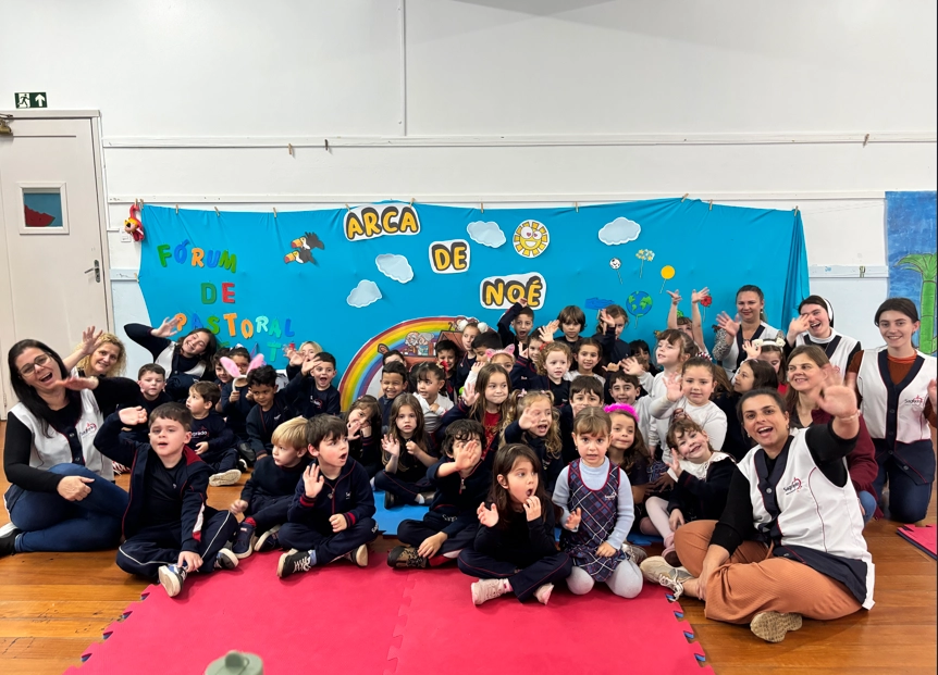 Crianças da Educação Infantil se encantam e vivenciam grandes histórias do Antigo Testamento durante as ações do III Fórum de Pastoral Infantil