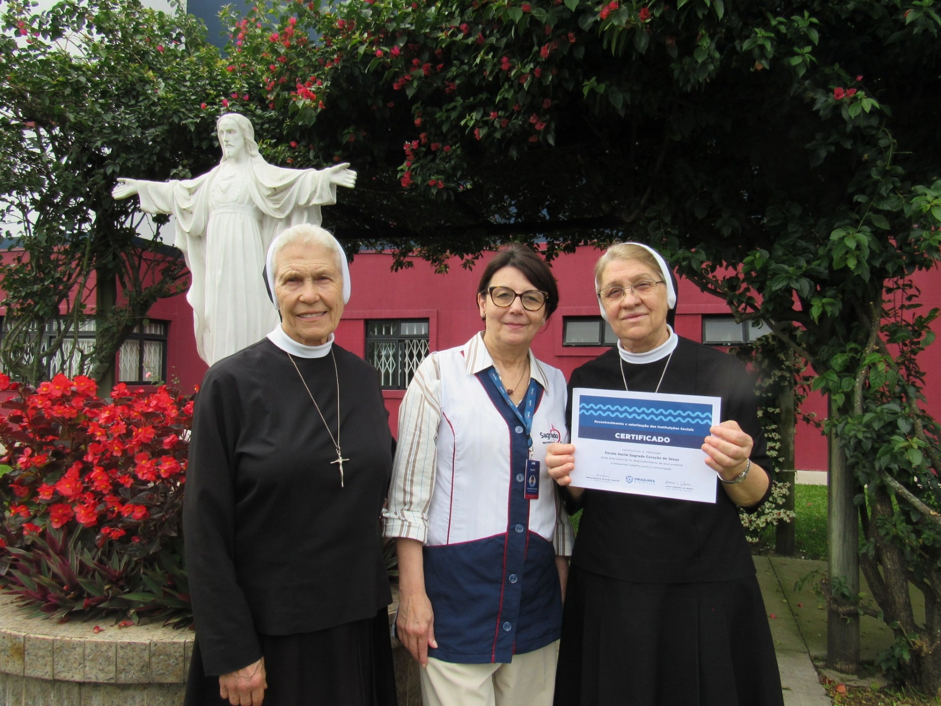 Escola Social Coração de Jesus recebe reconhecimento por boas práticas no município de Piraquara/PR