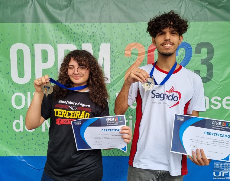 Educandos do Colégio Social Madre Clélia são medalhistas na Olimpíada Paranaense de Matemática OPRM - 2023