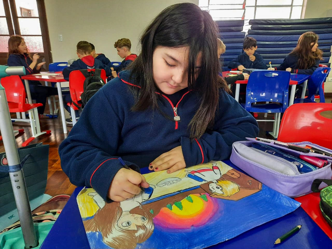 Projetos Fabricando Arte e Clube da Leitura: educandos do Período Integral "viajam" com Percy Jackson