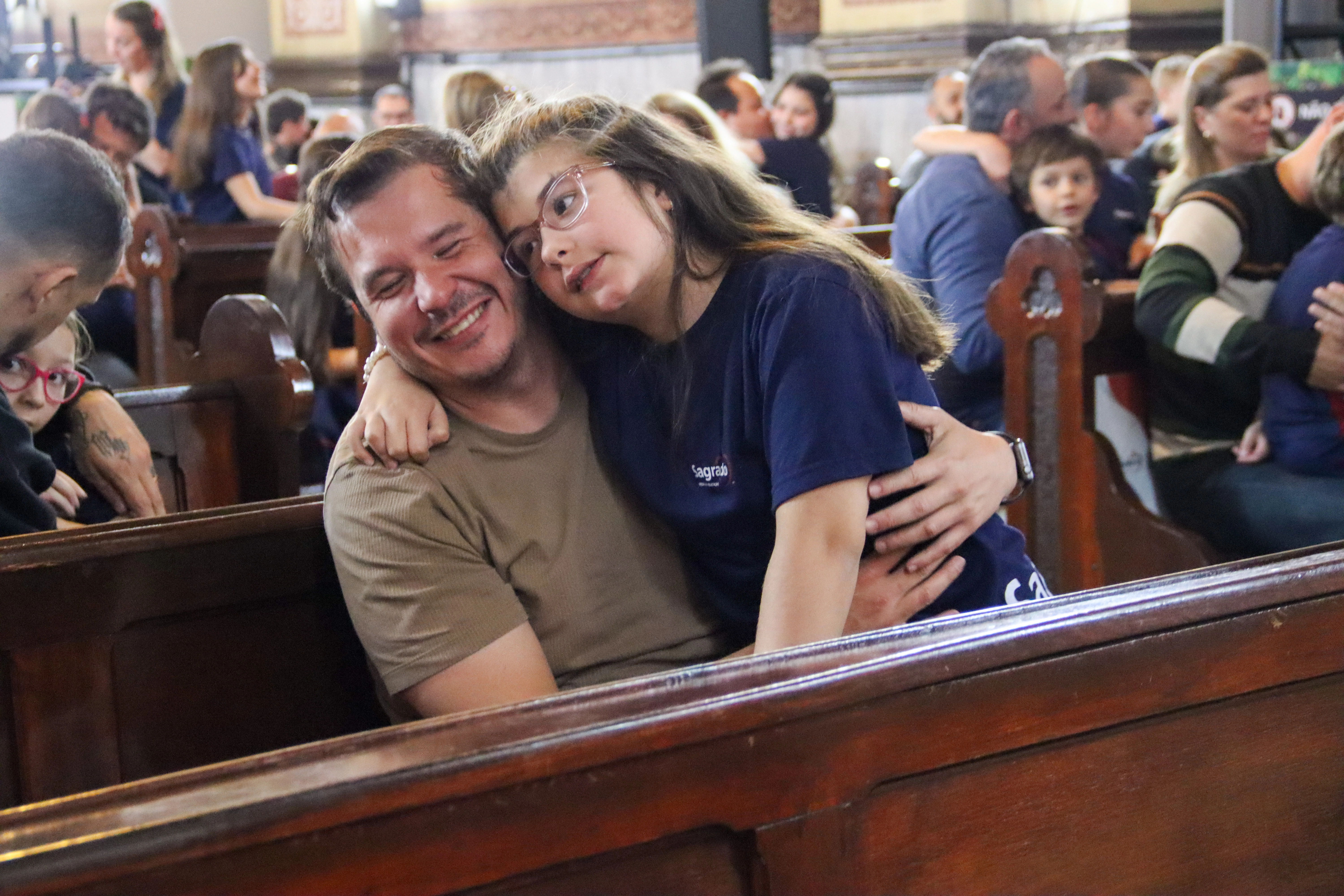Famílias participam de Missa em homenagem aos pais na Paróquia Imaculado Coração de Maria