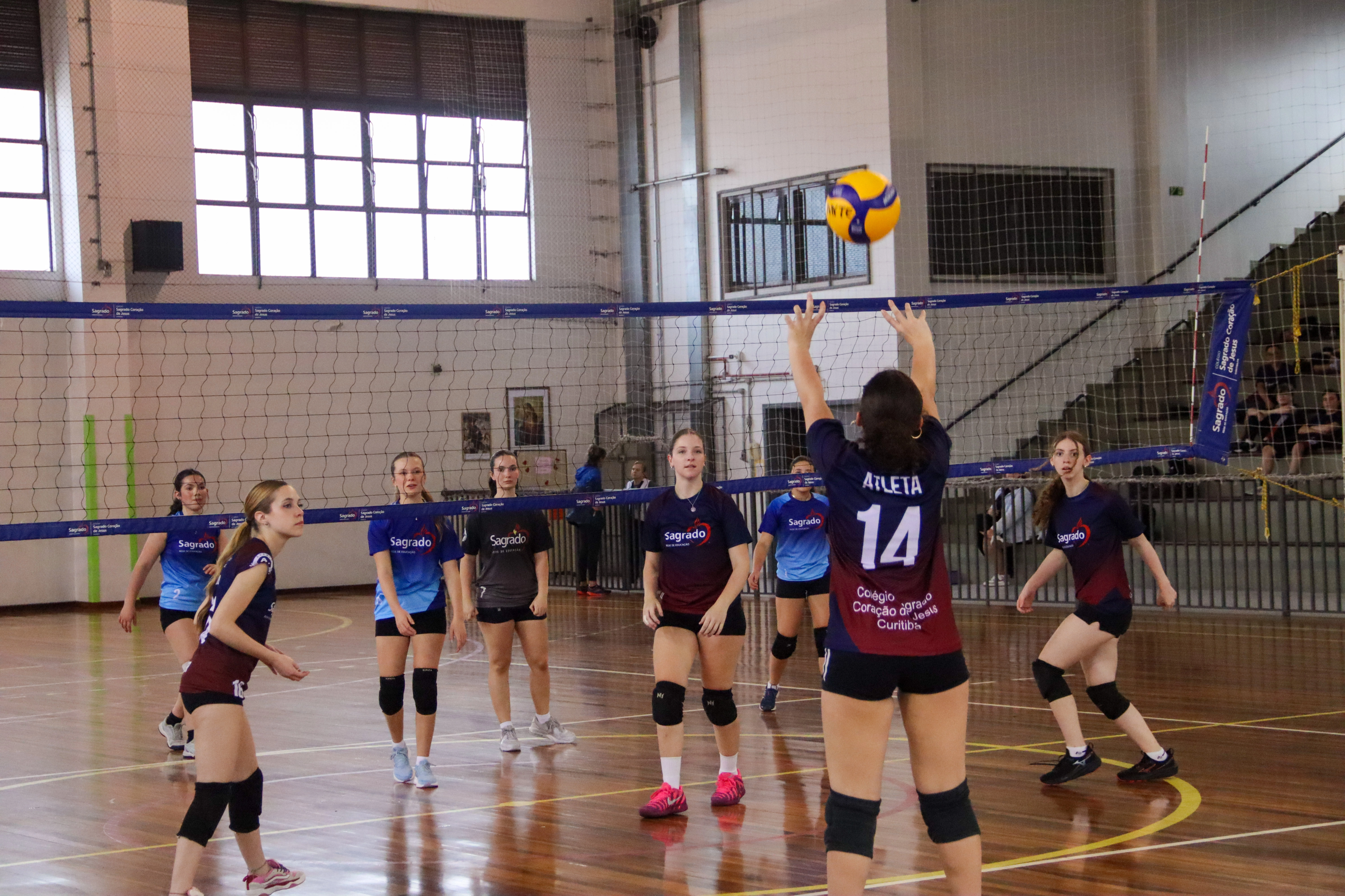 Colégio Sagrado Coração de Jesus sedia Liga Escolar Avante de Vôlei