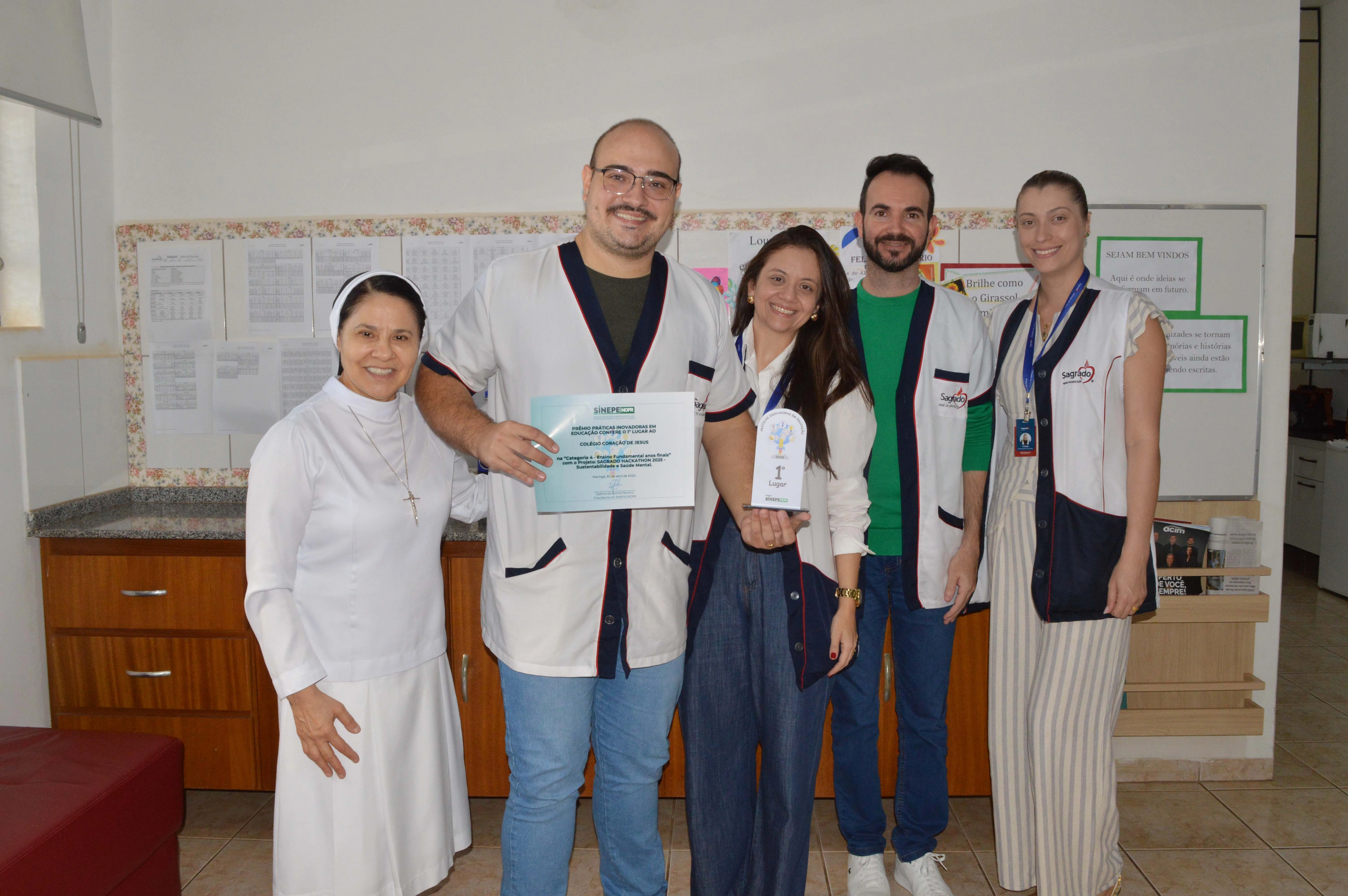 Projeto SAGRADO – Hackathon 2025 conquistou o 1º lugar no Prêmio Práticas Inovadoras em Educação
