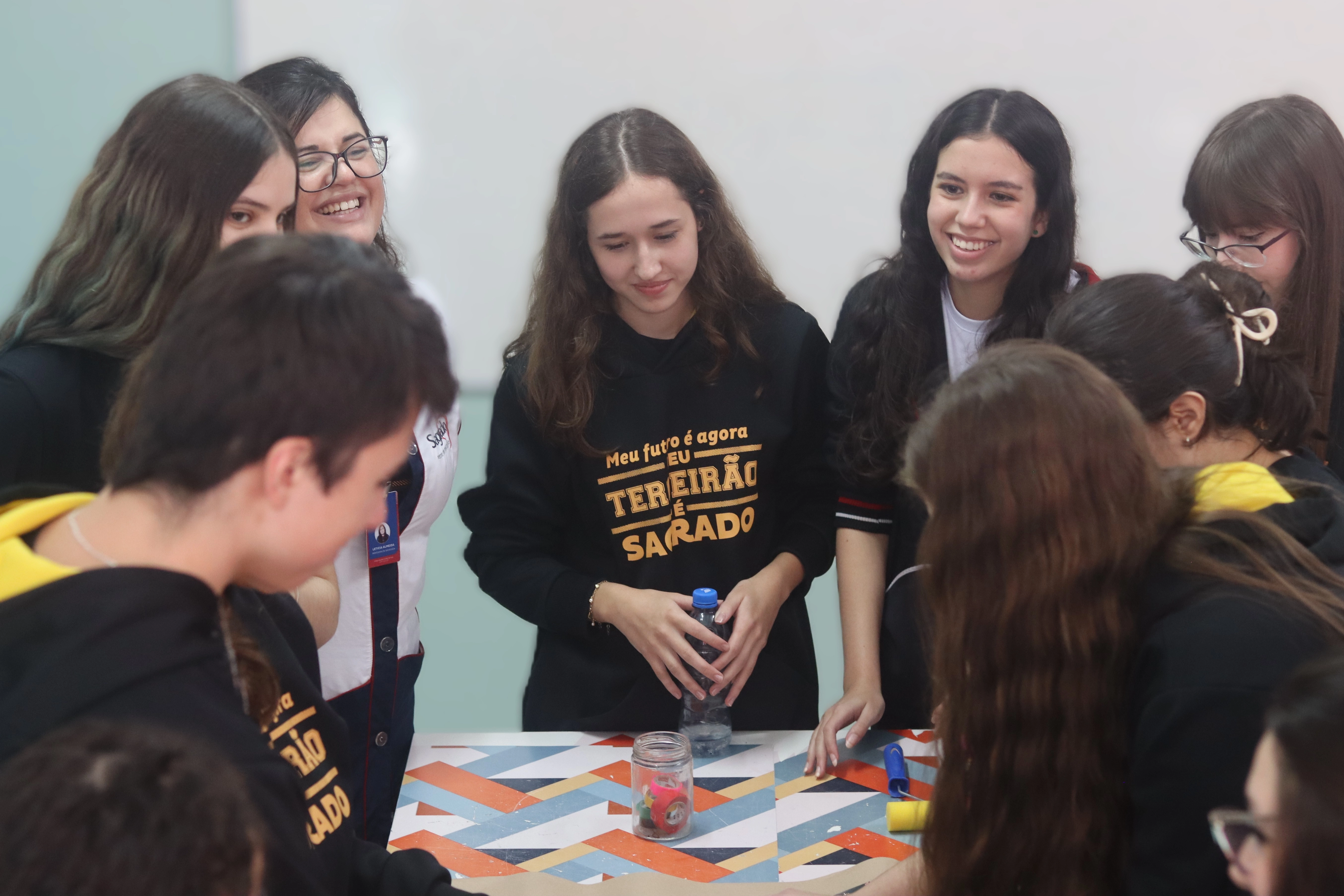 Mural “Terceirinho” celebra a trajetória e história dos educandos da 3ª série