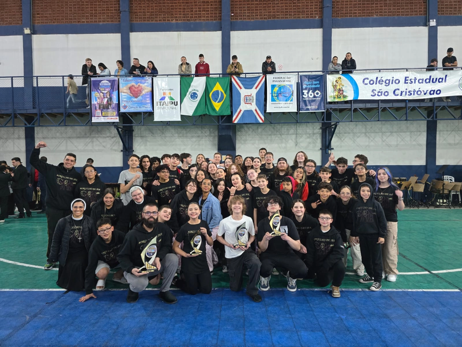 Banda Marcial Clélia Merloni conquista títulos no 33º CINFABAN em União da Vitória