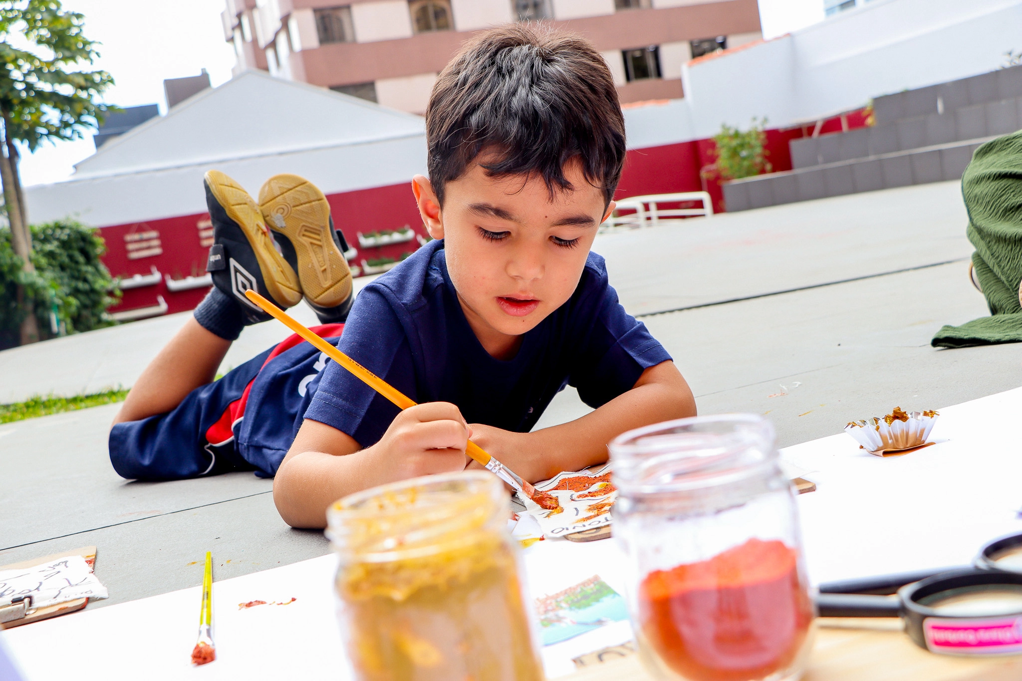 Grafismos e saberes ancestrais marcam vivências da turma do Infantil IV