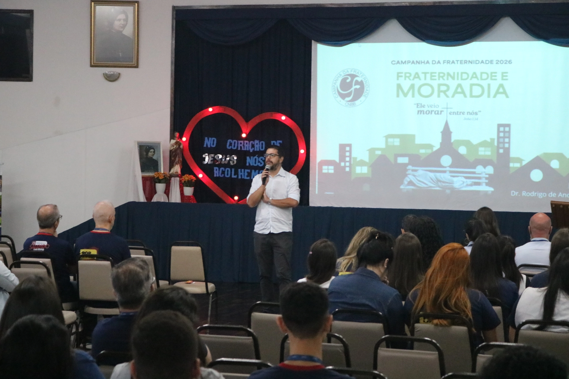 Educadores participam de palestra que aprofunda reflexões da Campanha da Fraternidade 2026