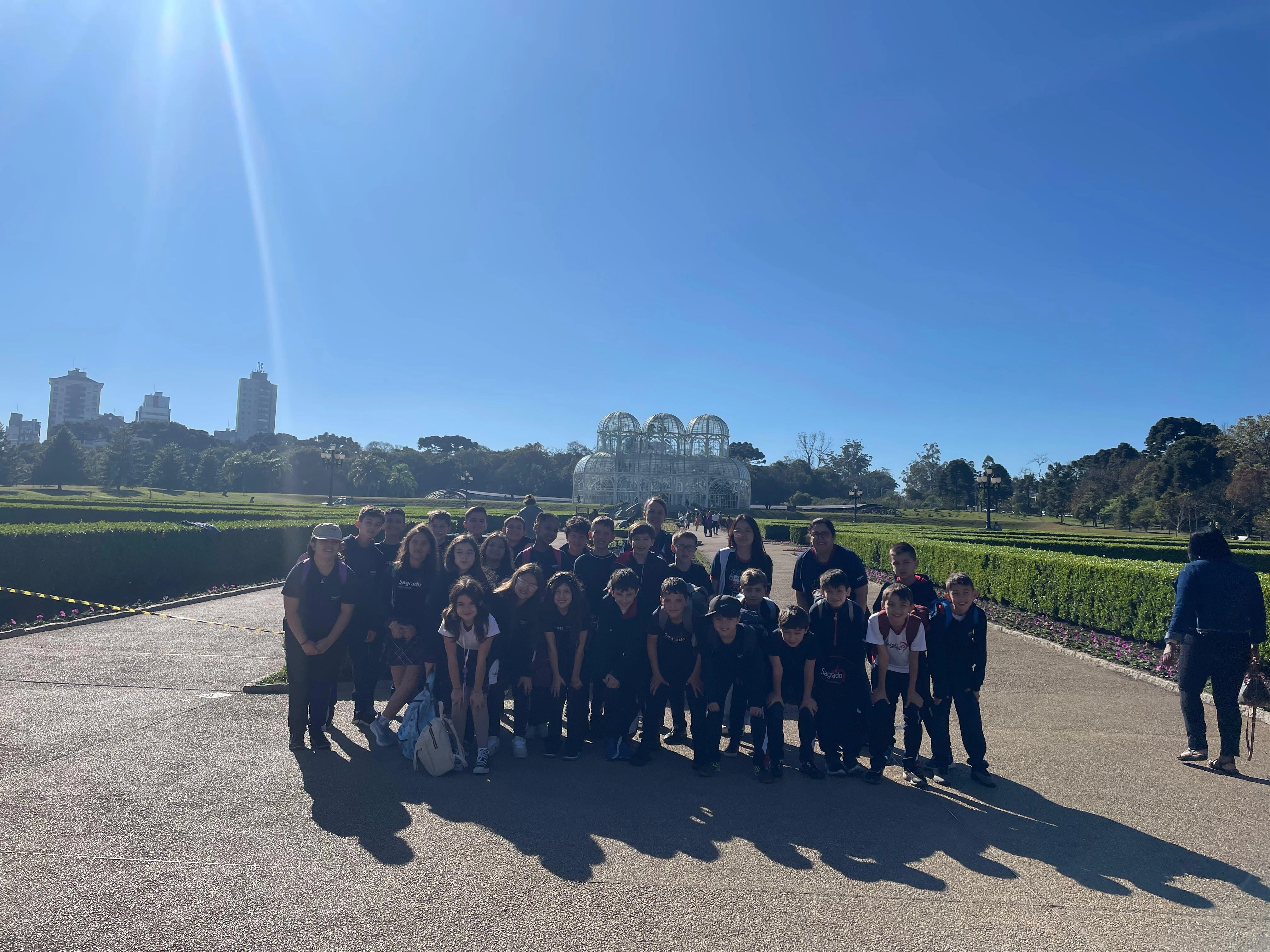 Aula de campo do 4° ano 2 no Jardim Botânico 